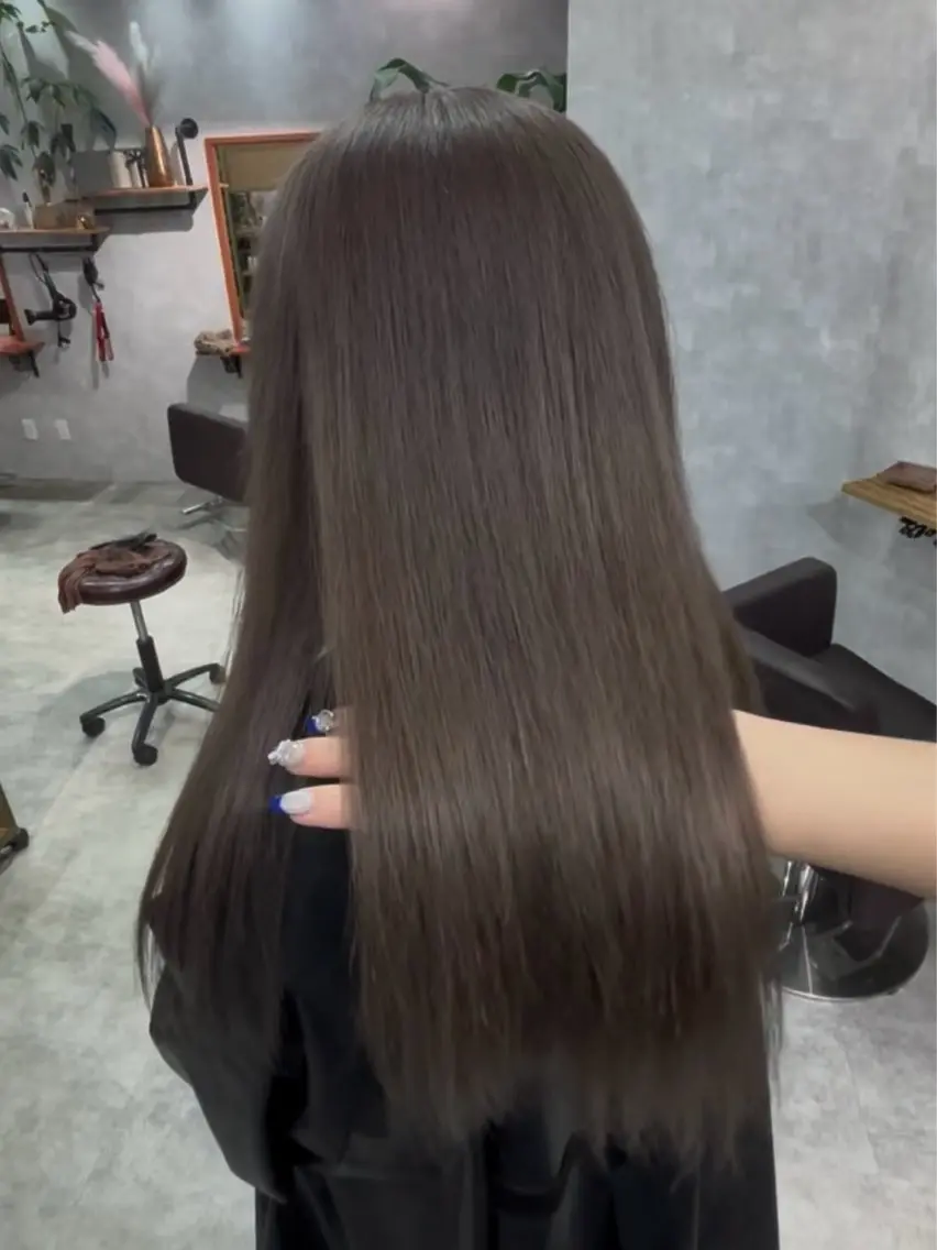 ロング カラー バレイヤージュ ベージュカラー ブリーチ ケアブリーチ 透明感カラー ヘアカラー 【C'LD】 Mimoのヘアスタイル