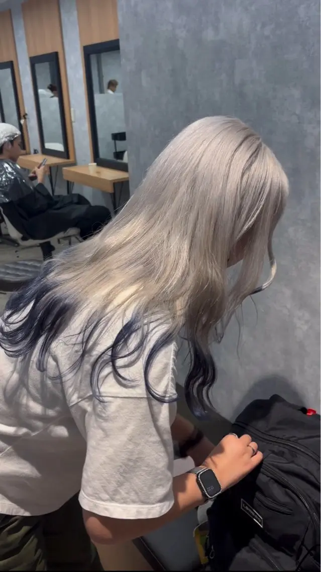 メンテナンスカット＋デザインカラー＋トリートメント⋆.ೃ࿔*:･💘の写真