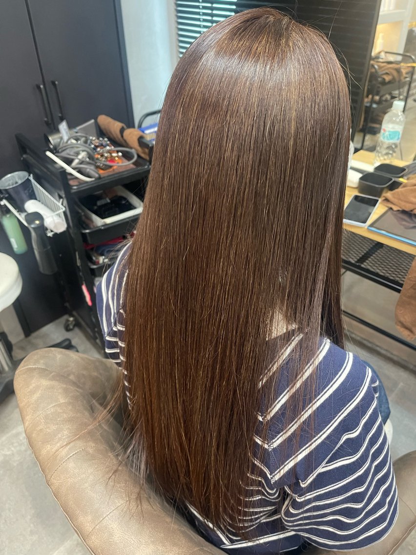 ロング カラー メッシュ bejitto MiMのヘアスタイル