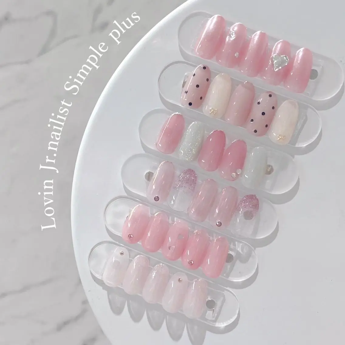 ネイル ジェルネイル オフィスネイル パラジェル シンプルネイル k-two nailのネイルデザイン