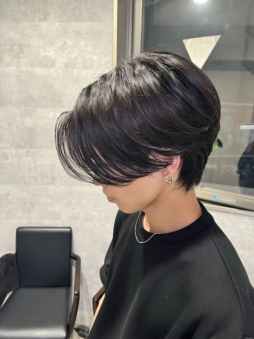 カラー メンズ カット 新宿美容室 ダブルカラーのヘアスタイル