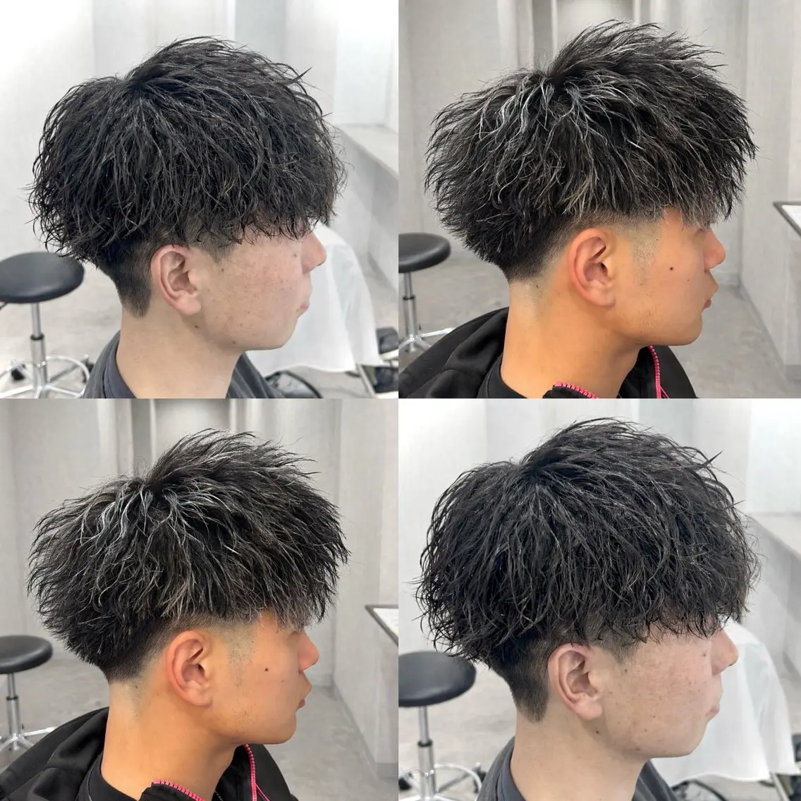 ショート パーマ メンズ メンズパーマ ツイストスパイラルパーマ スパイラルパーマ カット パーマ 🔥EDEN春日部パ ーマ特化SHOTAのヘアスタイル