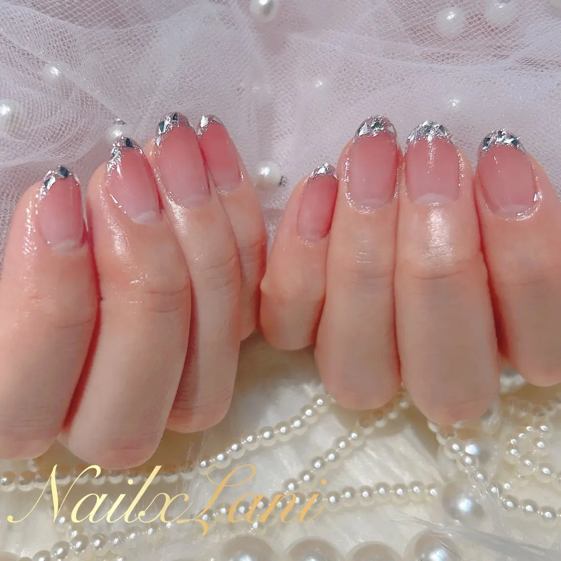 ネイル フットネイル ジェルネイル マグネットネイル パラジェル ネイルチップ Nail×Lani 深爪矯正対応◎のネイルデザイン