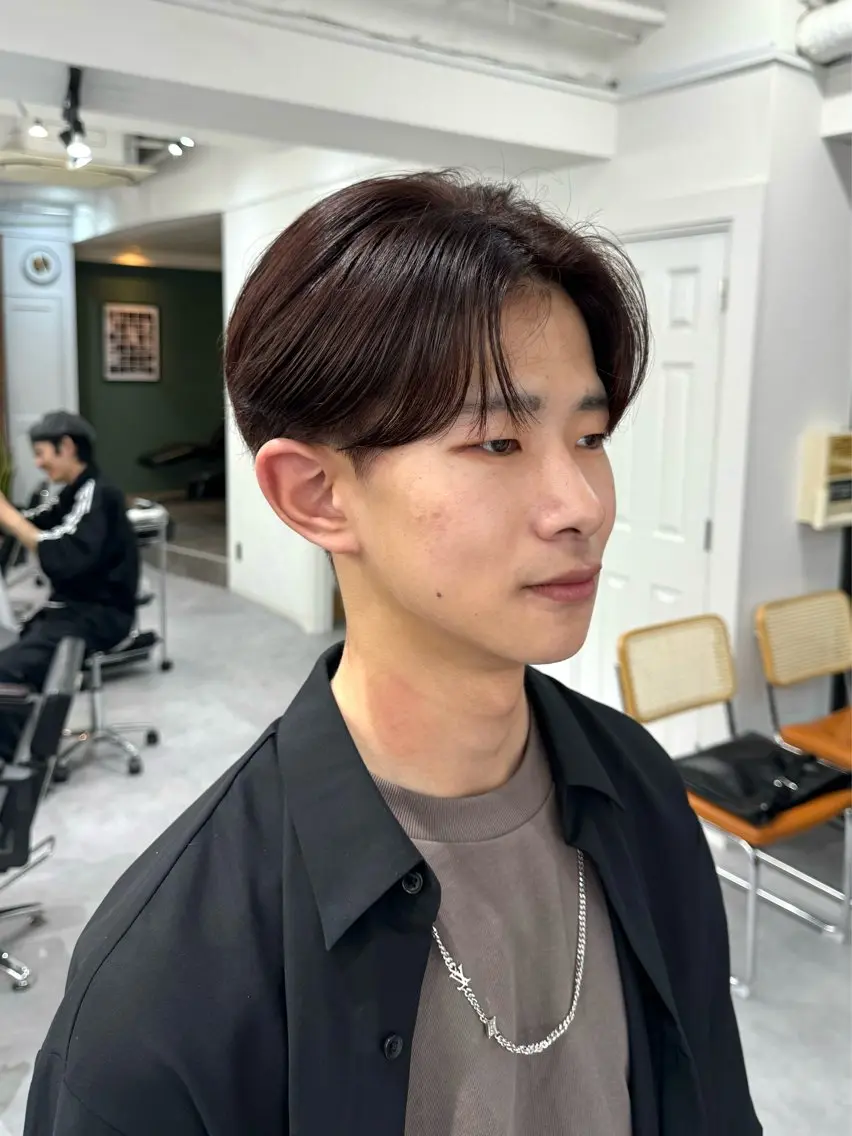 【🍀5月限定価格🍀】パーマ+カラー+メンズカット+トリートメントの写真