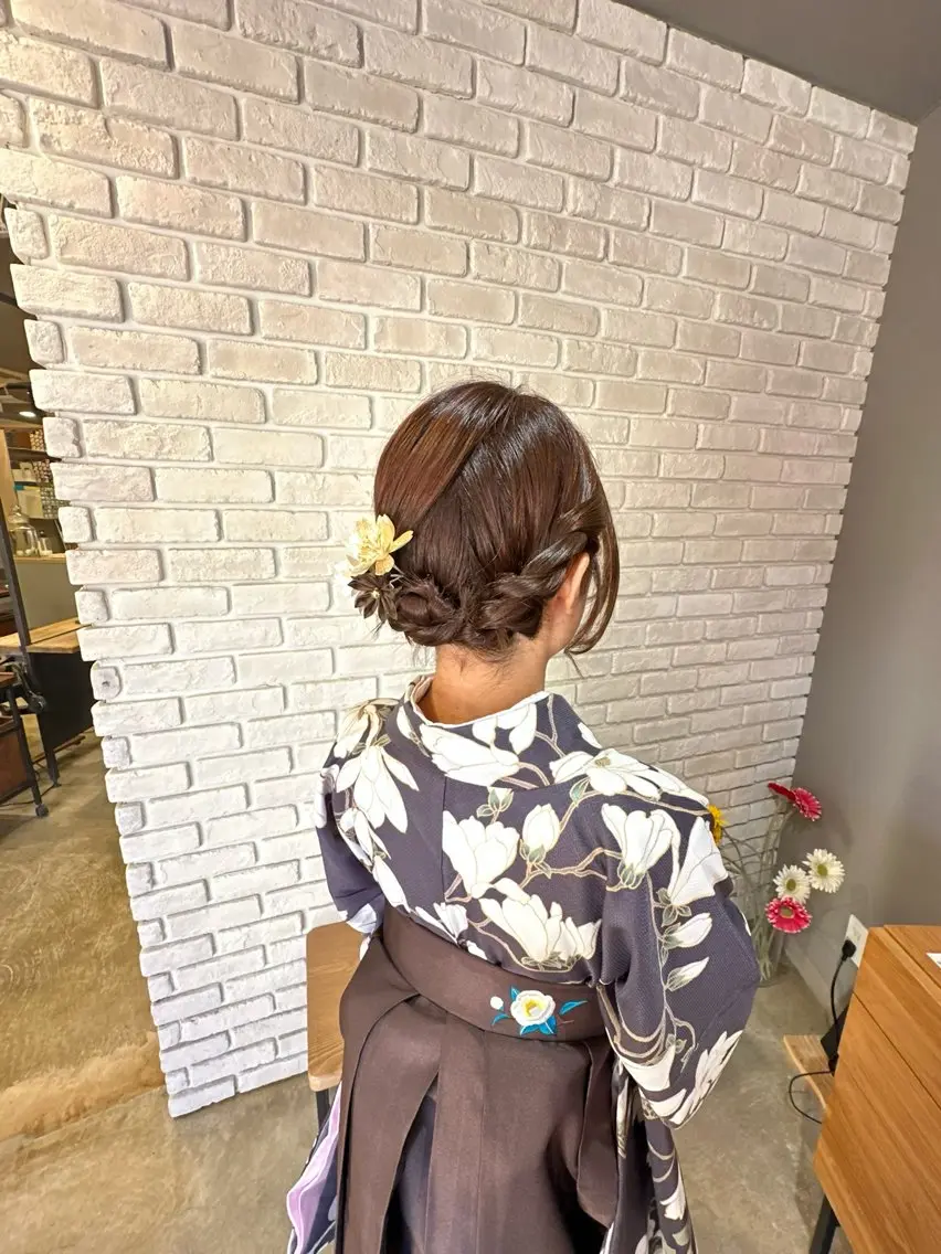 ヘアアレンジ ヘアセット 奥田 早織のヘアスタイル