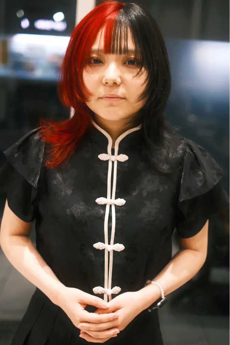 ミディアム カラー ヘアアレンジ ヘアカラー トリートメント 個性爆弾💣 ダブルカラー/ゆかのヘアスタイル
