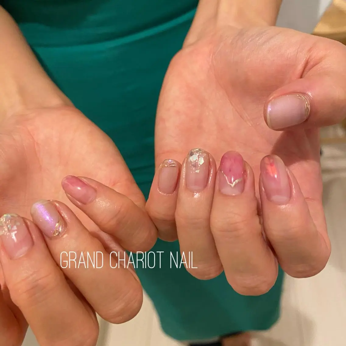 ネイル アートネイル 【うるちゅるnail 】🩰maiのネイルデザイン