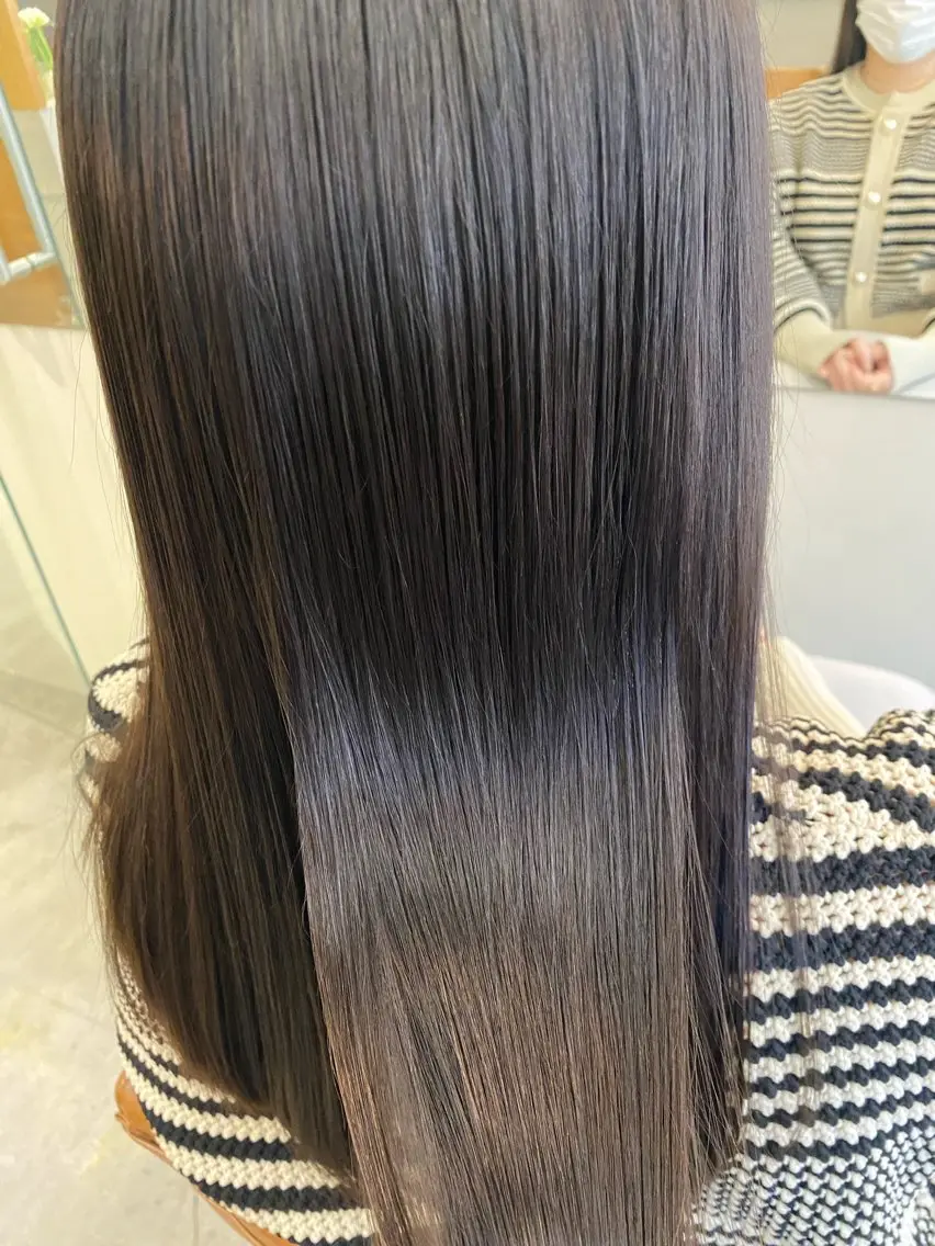 ロング ヘアカラー トリートメント 🌻花屋併設🌻濱 幸帆のヘアスタイル