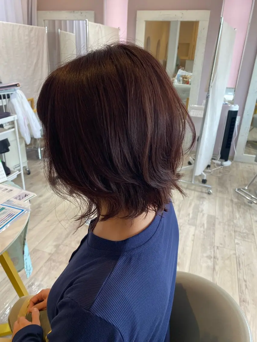 ショート かまだ しおりのヘアスタイル