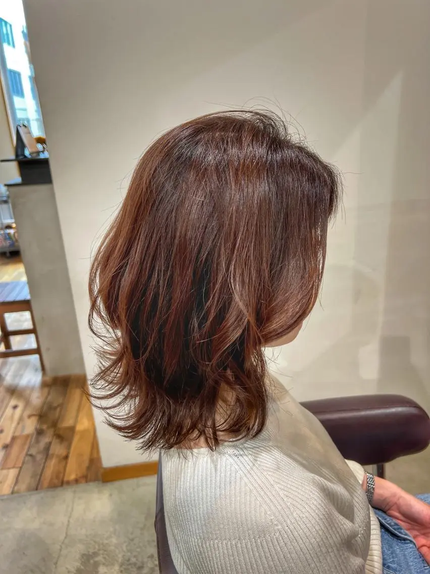 cut+color+treatment*カラー豊富でイルミナ、ウエラ、ファイバープレックス、アルティストetc*の写真