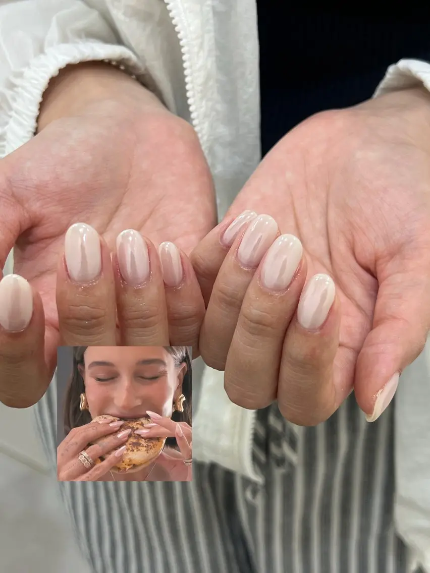 ネイル ホワイト ハンドネイル tuki nail suzumiのネイルデザイン