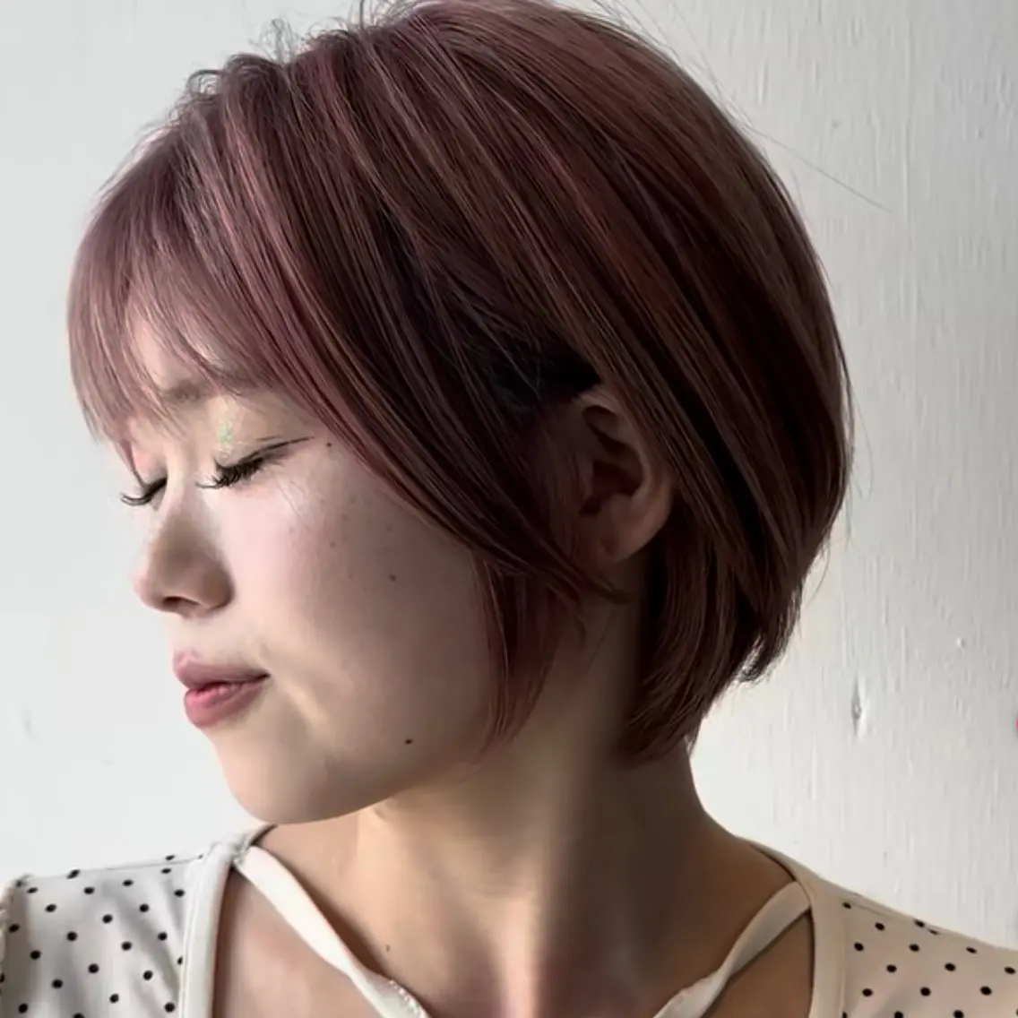 ショート 顔周り似合わせ/ツヤ カラー🌙🪽じゅりのヘアスタイル