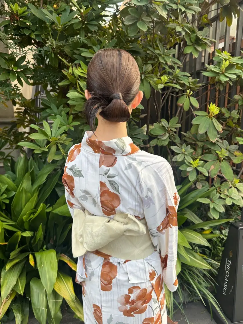 着付け 🎗️【ヘアセット 美眉】吉川玲🎗️のヘアスタイル