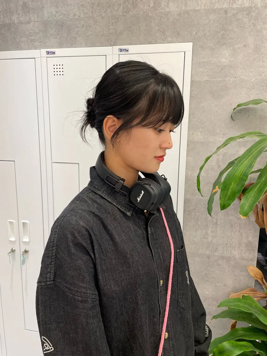 ミディアム カラー ヘアアレンジ ベージュカラー ケアカラー 透明感カラー グレージュ オリーブベージュ ショートモデル募集 エクステ専門店まりこのその他イメージ