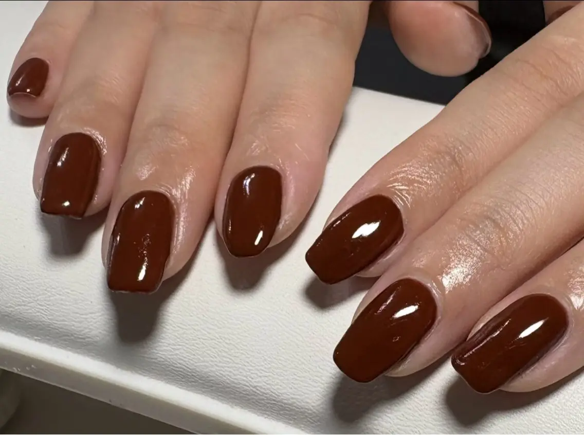 ネイル ワンカラーネイル NAIL P-BOX .HACHIのネイルデザイン