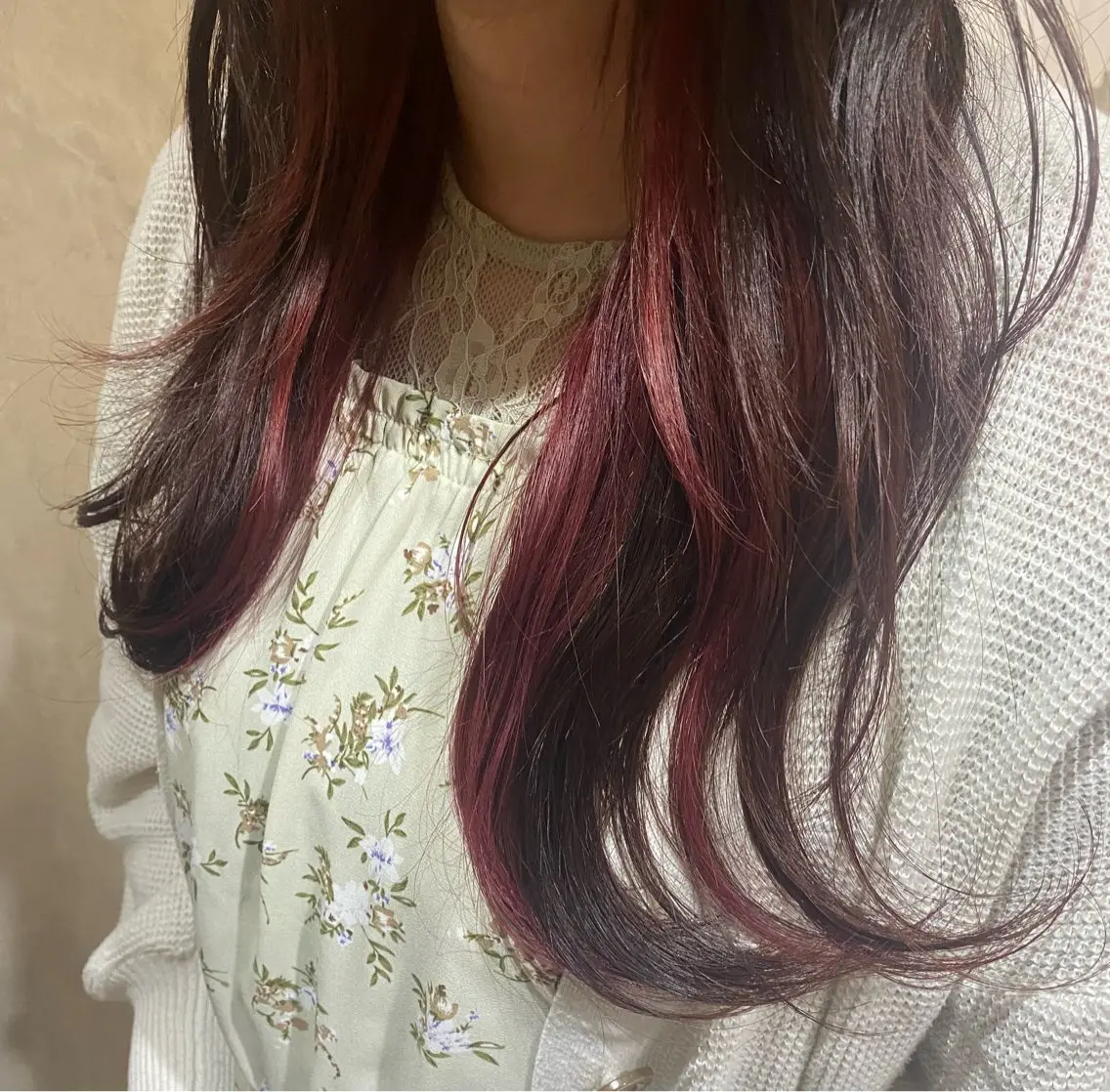 セミロング ヘアカラー 透明感カラー /Kanon️🫧のヘアスタイル