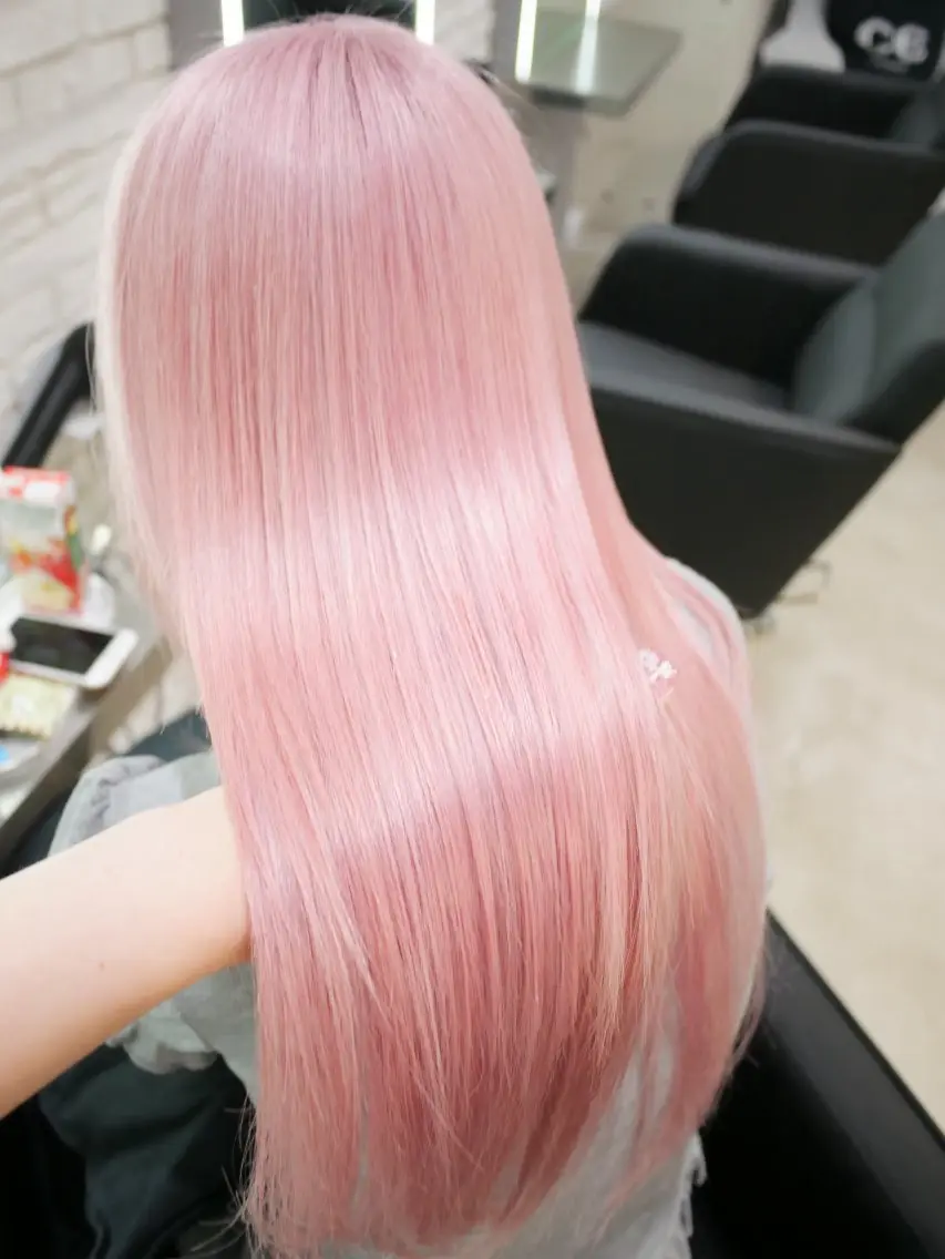 ロング ヘアカラー トリートメント ナナ♡レイヤーカット ♡似合わせカラーのヘアスタイル