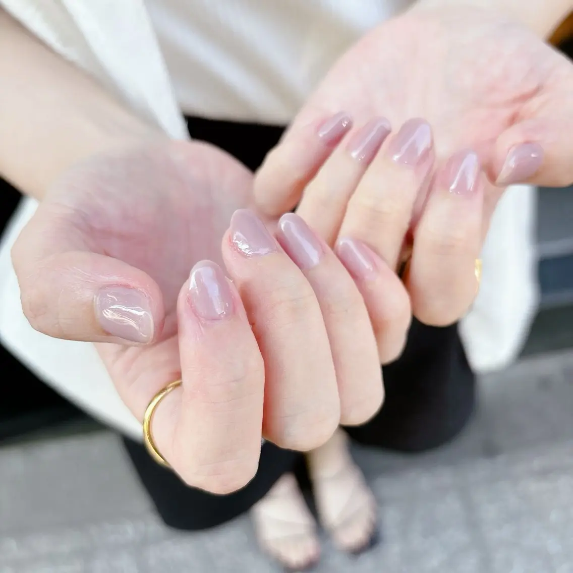 ネイル ピンク ハンドネイル 関谷 真登佳のネイルデザイン