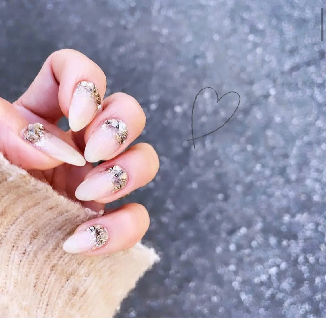 ネイル ニュアンスネイル ハンドネイル MIU 　nailのネイルデザイン