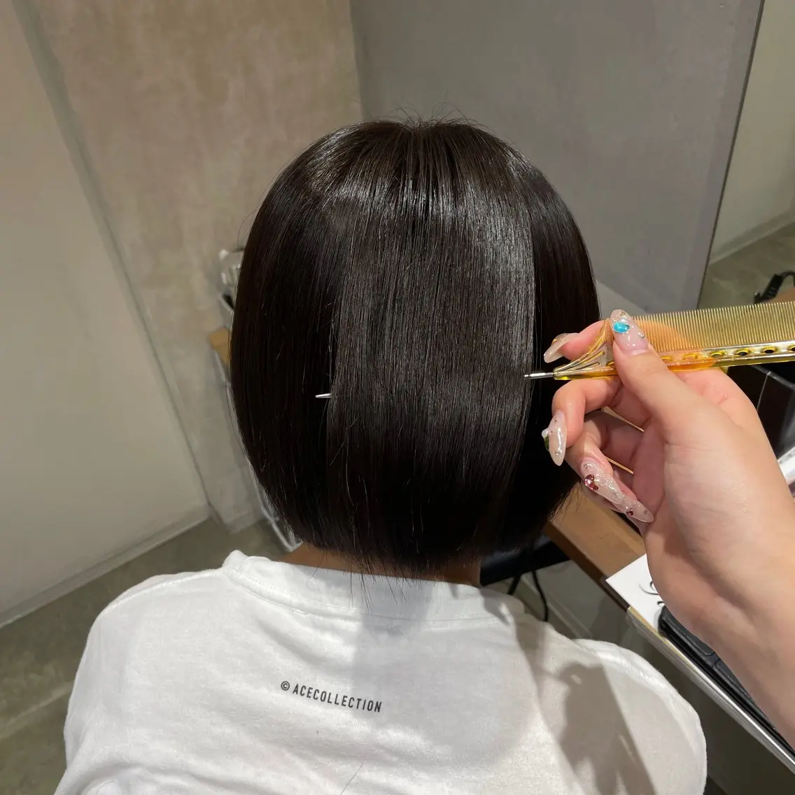カラー ブラウンカラー ナチュラルブラウン ヘアカラー トリートメント 澤田 優のヘアスタイル
