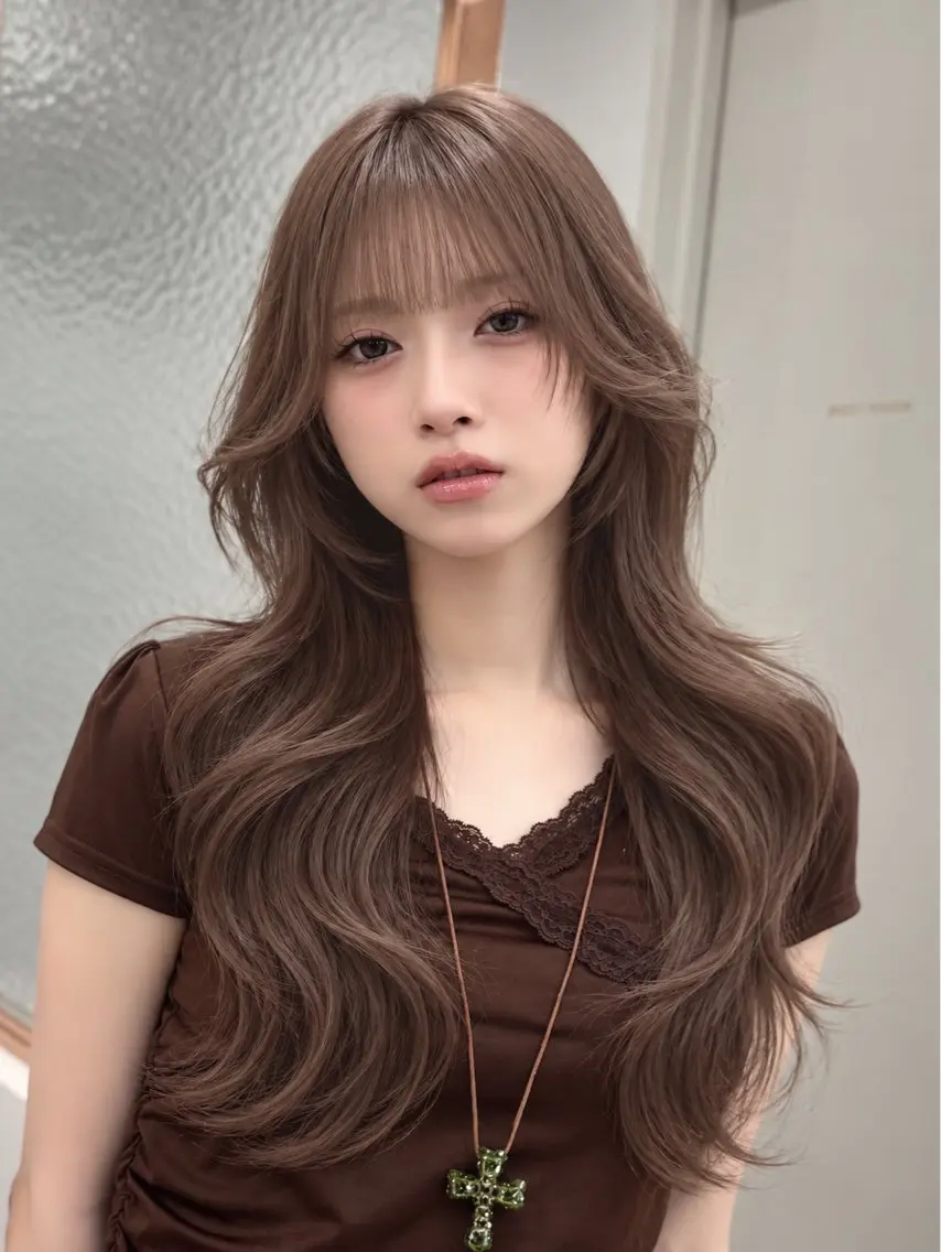 ロング カット ヘアカラー トリートメント レイヤー 翔のヘアスタイル