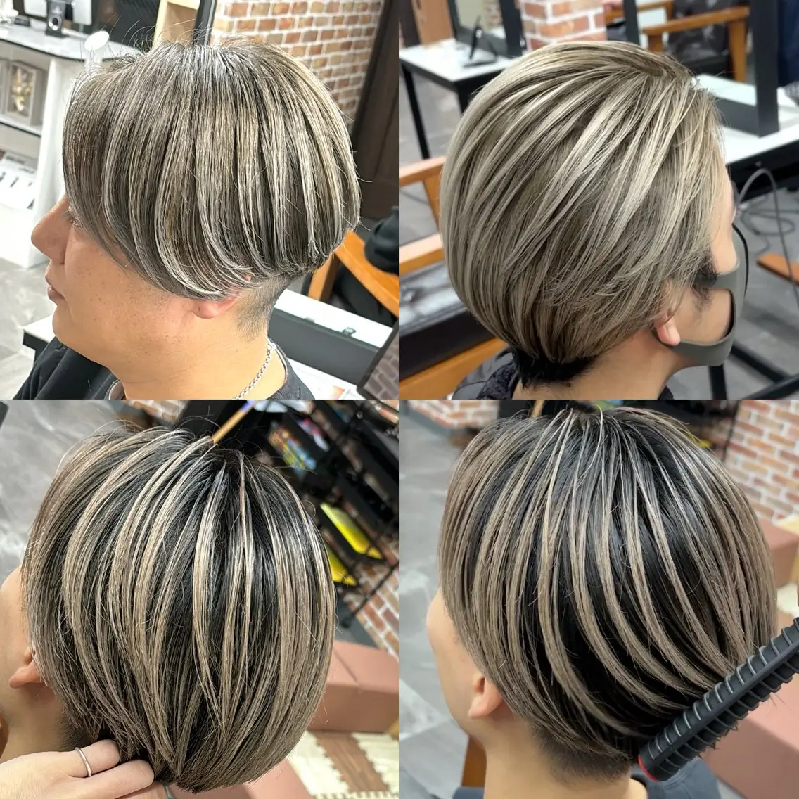 カラー メンズ メンズバレイヤージュ バレイヤージュ カット ヘアカラー ギャルの革命児 秀斗のヘアスタイル