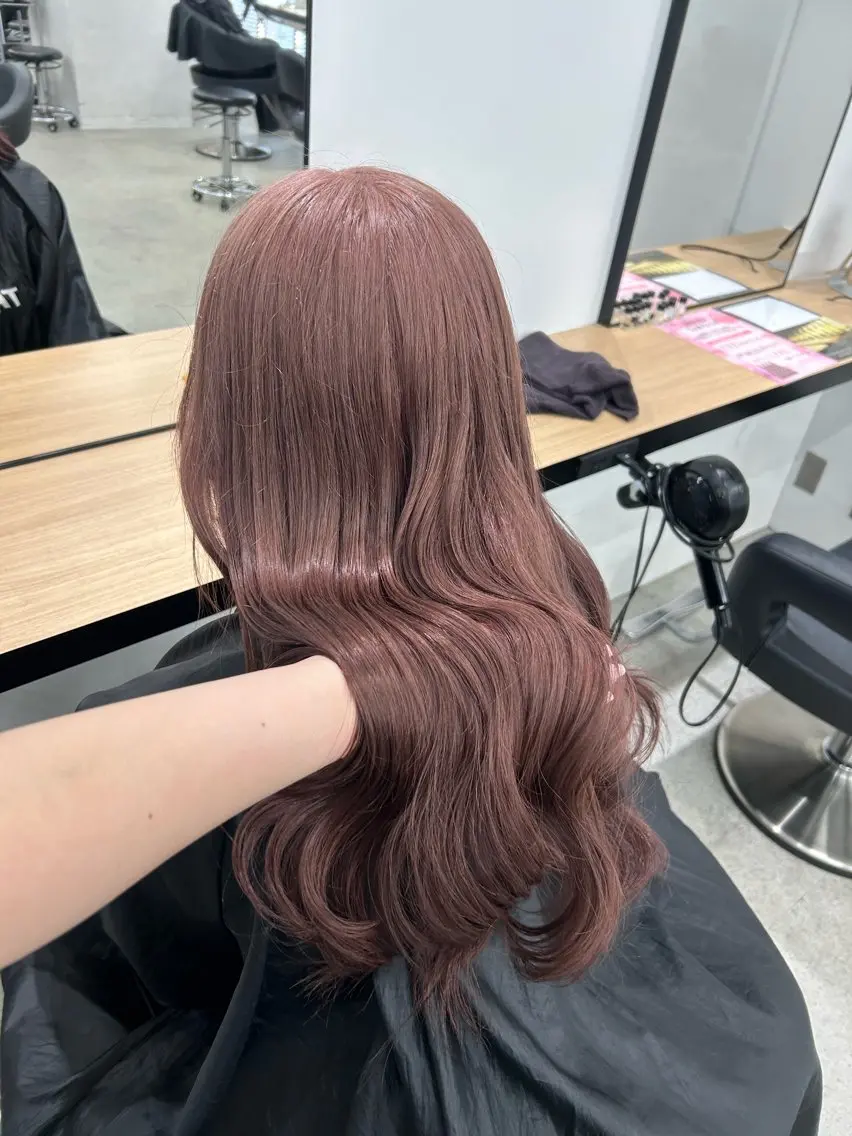 カラー ヘアカラー トリートメント 🤍透明感·ツヤ感 カラー/mai‎🤍のヘアスタイル