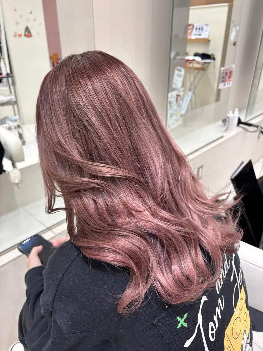 ロング 髪質改善 ロング ヘアカラー 🫧髪質改善🫧山口 碧のヘアスタイル