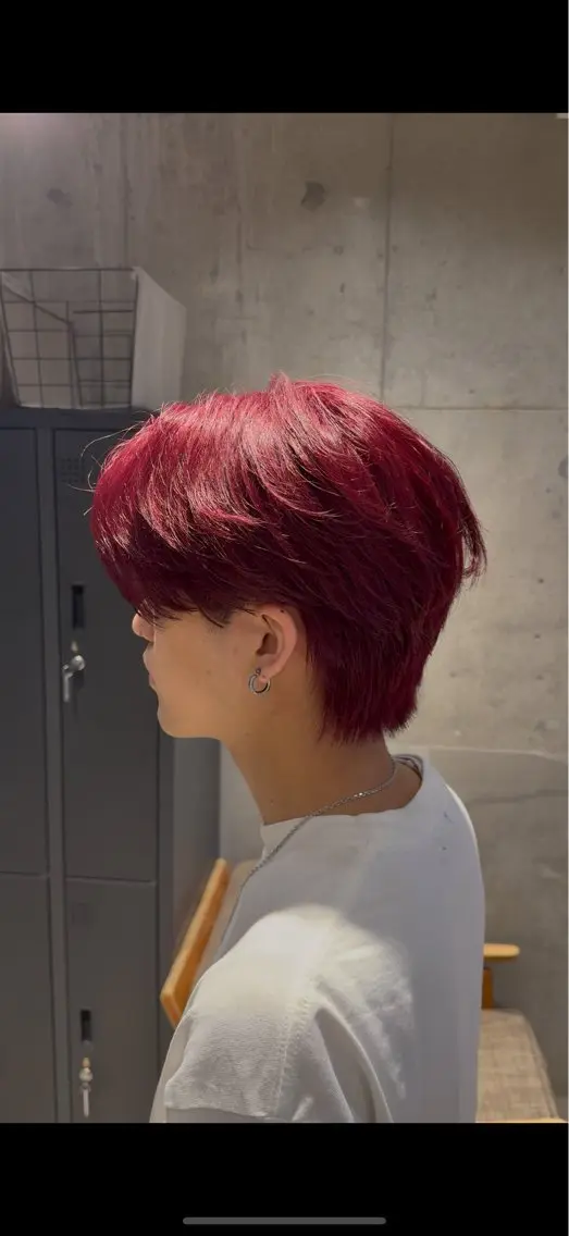 ショート カラー メンズ カット ヘアカラー 吉川 慶斗のヘアスタイル