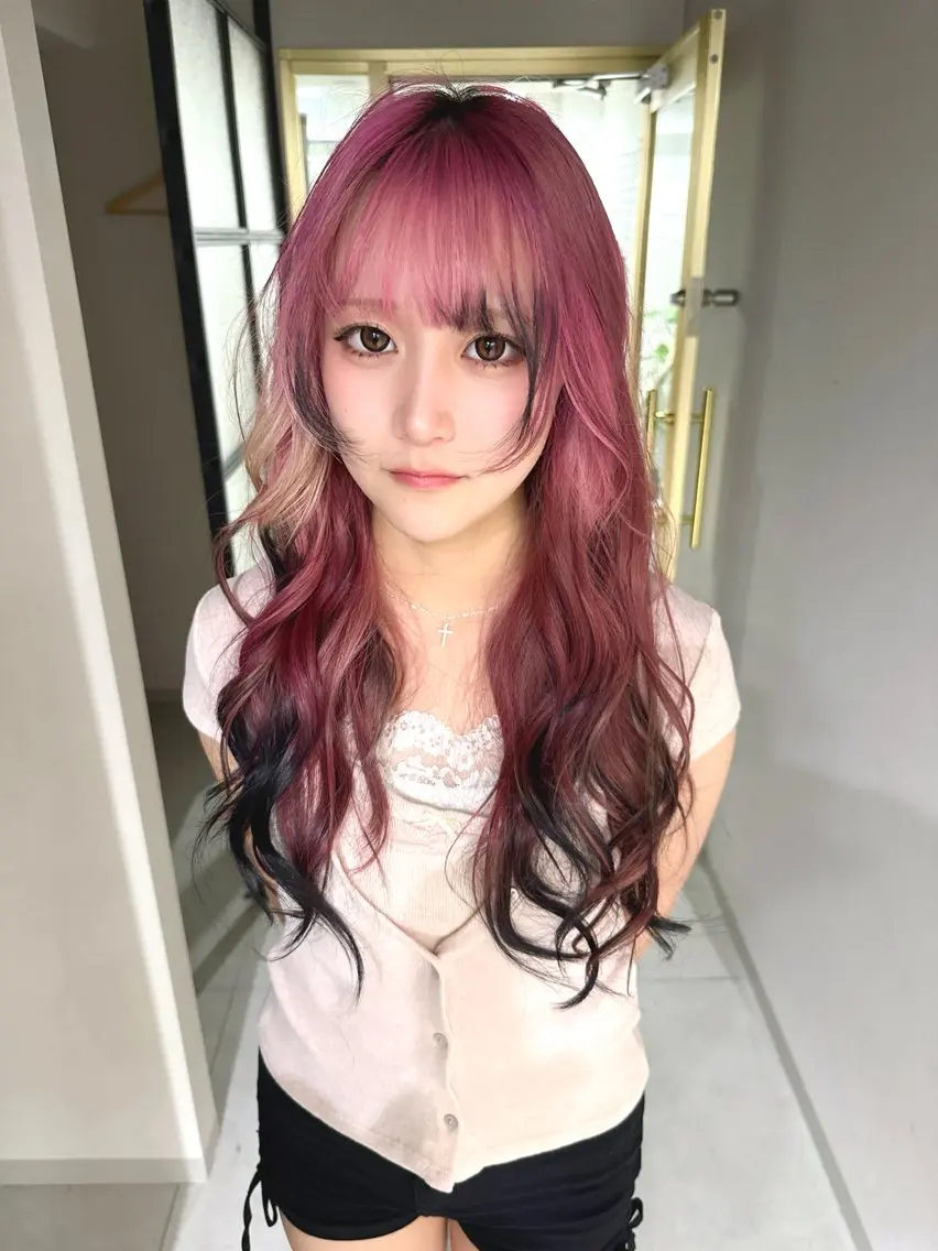 ロング カラー ヘアカラー トリートメント 🍀お悩み改善憧れの 美髪　小林風雅のヘアスタイル