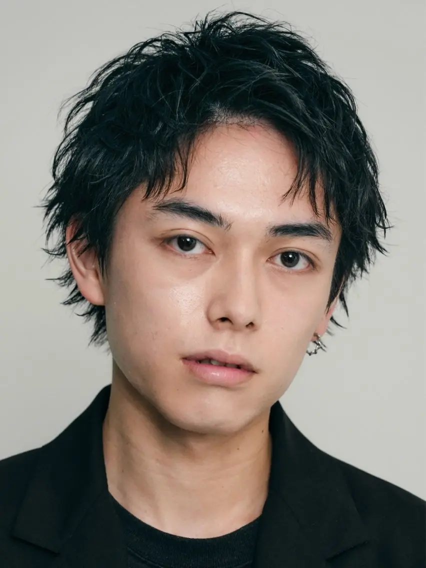 ショート パーマ メンズ カット パーマ fifth  木下 浬玖のヘアスタイル