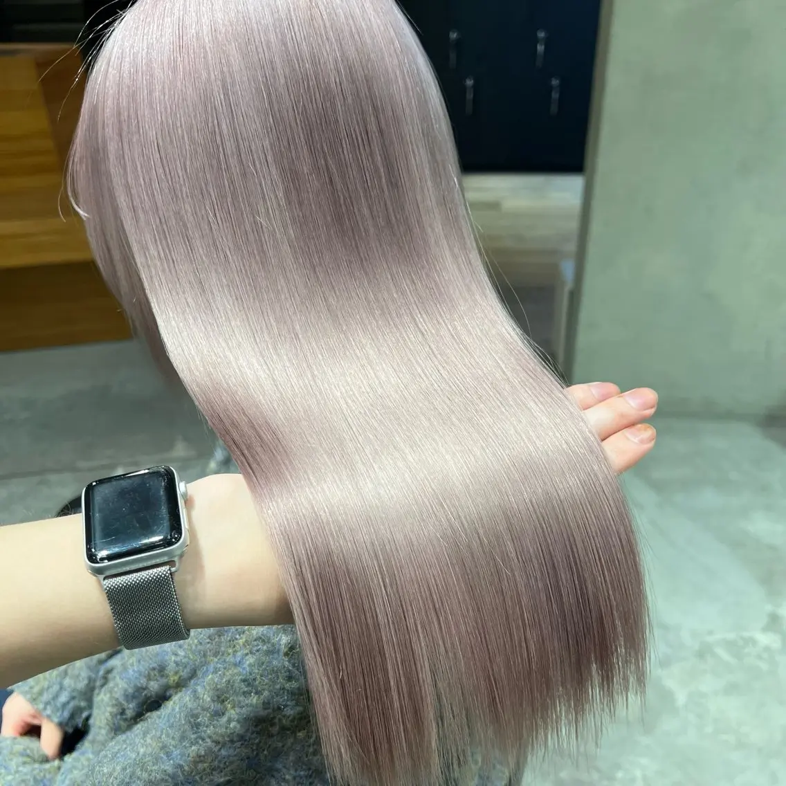 ロング カラー ヘアカラー メンズカット モデル募集レオンのヘアスタイル