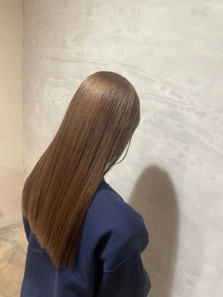 【女性限定】  【1bleach ＋ color】1ブリーチ＋オンカラー💛透明感カラー/ハイトーンカラーの写真
