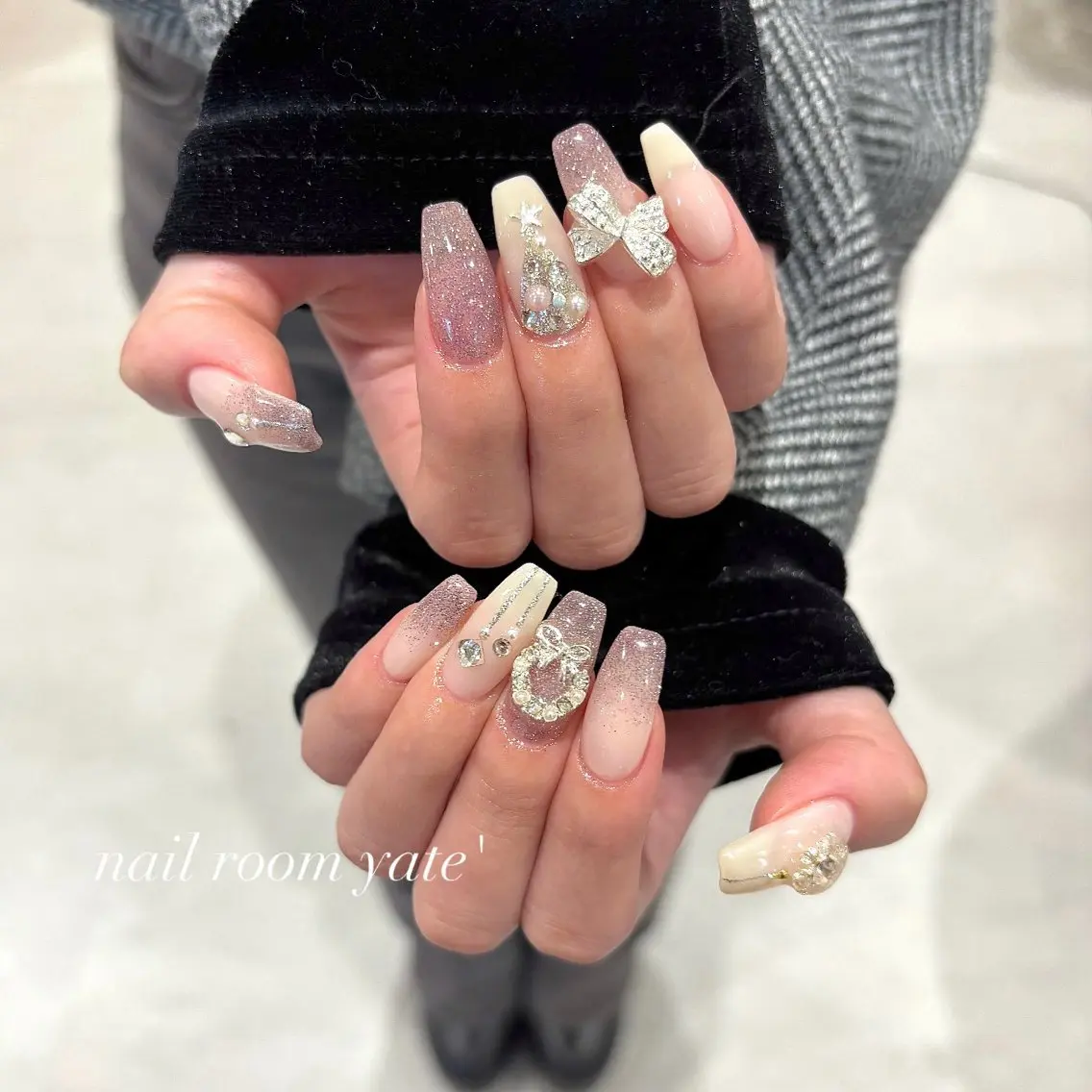 ネイル 冬ネイル クリスマス Nabi nail🦋のネイルデザイン