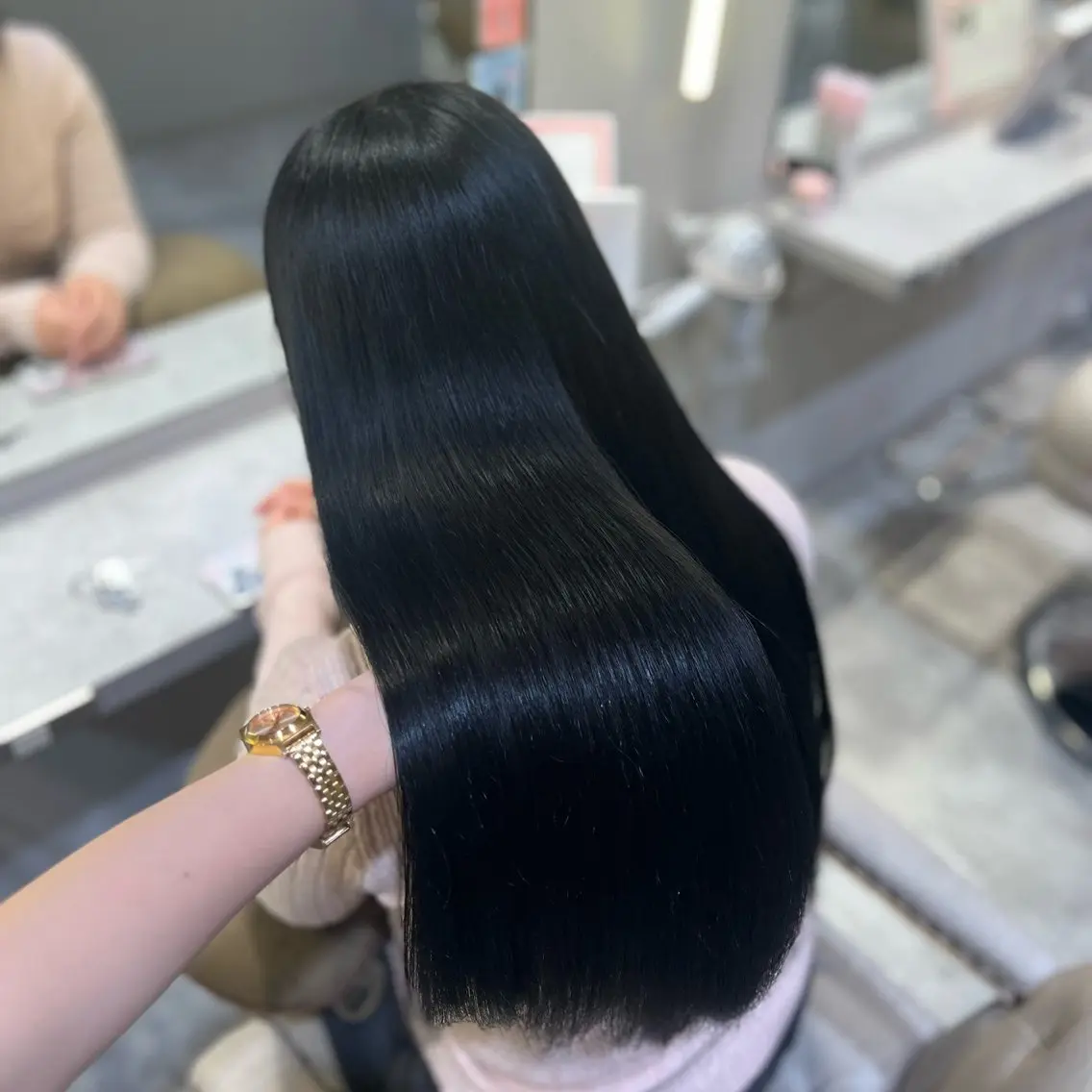 カラー ʜᴀʀᴜɴᴇ💖／ 艶髪、ツヤカラーのヘアスタイル