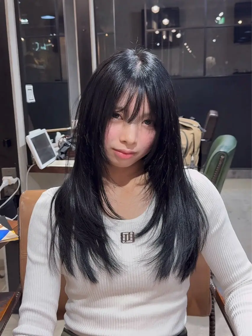 セミロング ”骨格似合わせ” 美容師NAKOのヘアスタイル