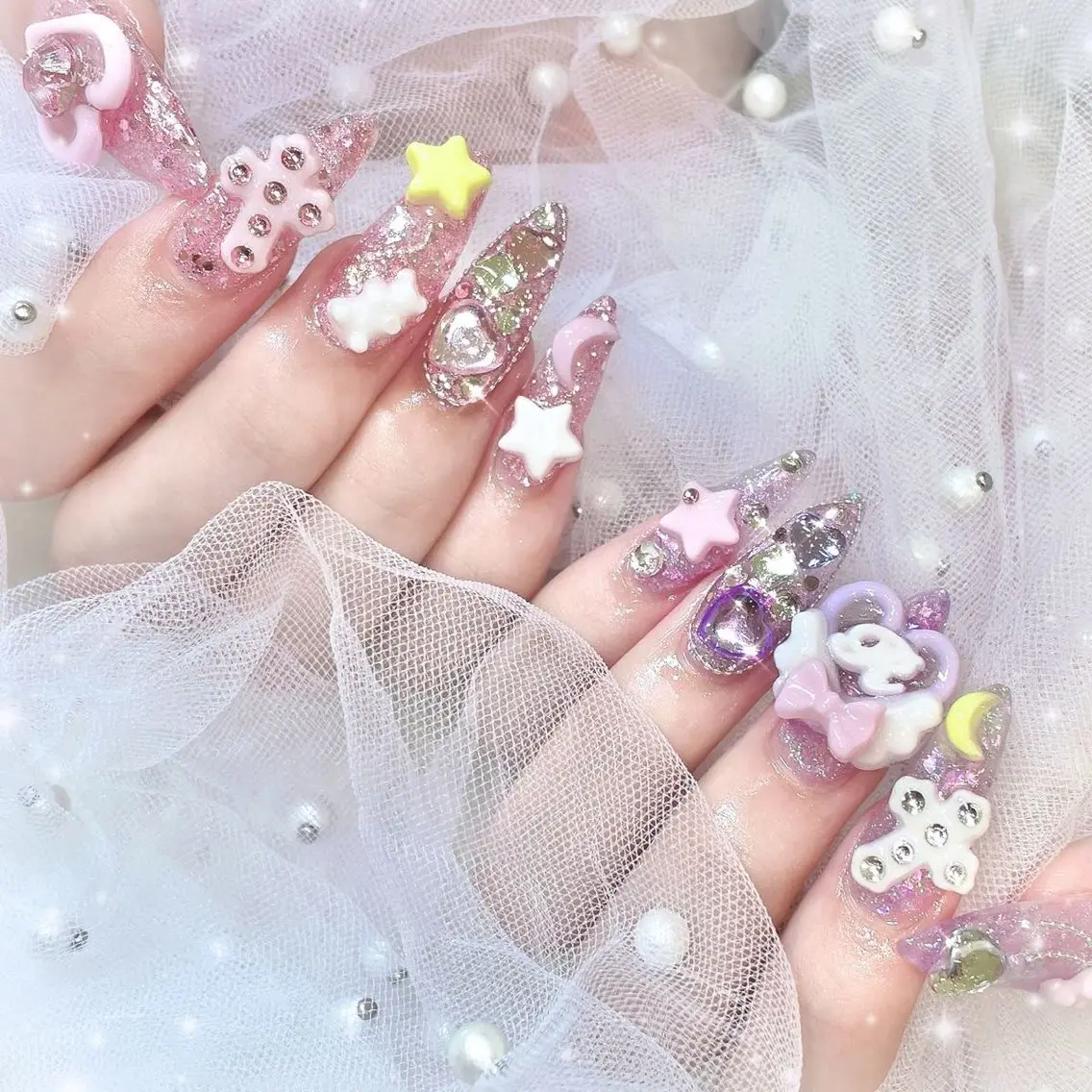 カラー ねね🎀 Melia nailのネイルデザイン