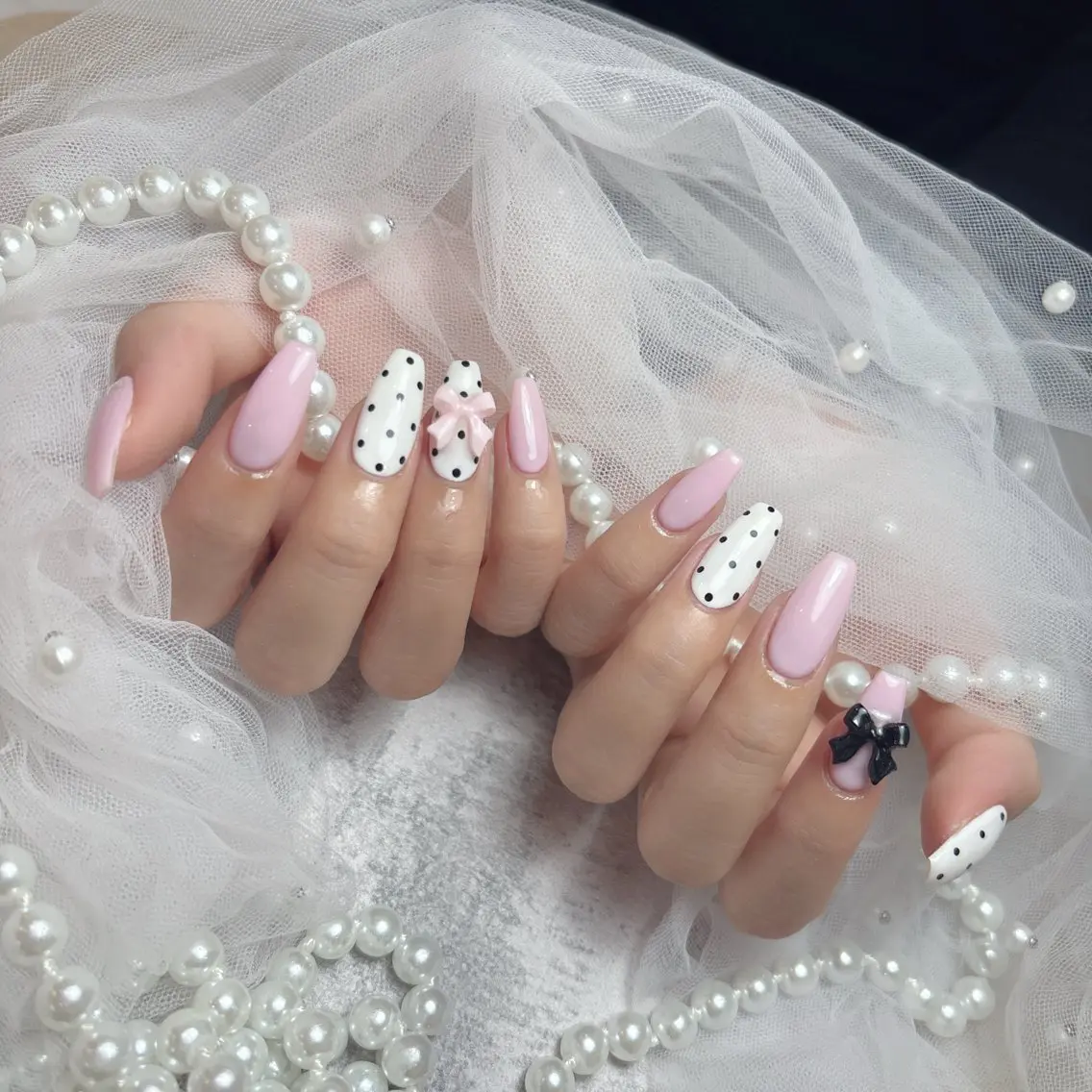 ネイル フットネイル フレンチネイル ジェルネイル ガーリー グラデーション ハンドネイル D.d Nail Moeのネイルデザイン