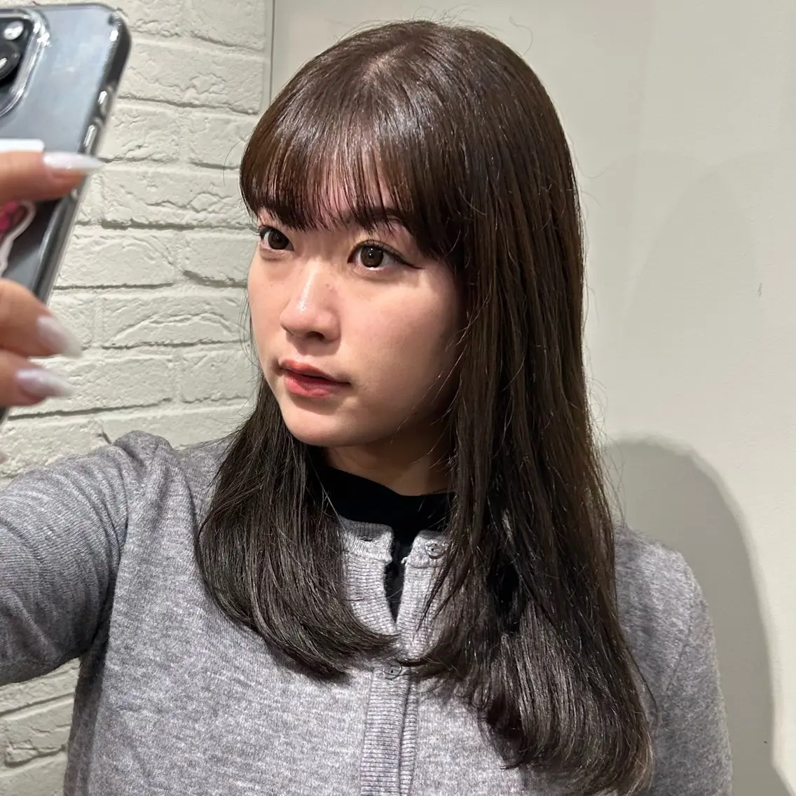 セミロング カラー トリートメント ヘアカラー トリートメント 透明感似合わせカラー 🍀あかり🍀のヘアスタイル