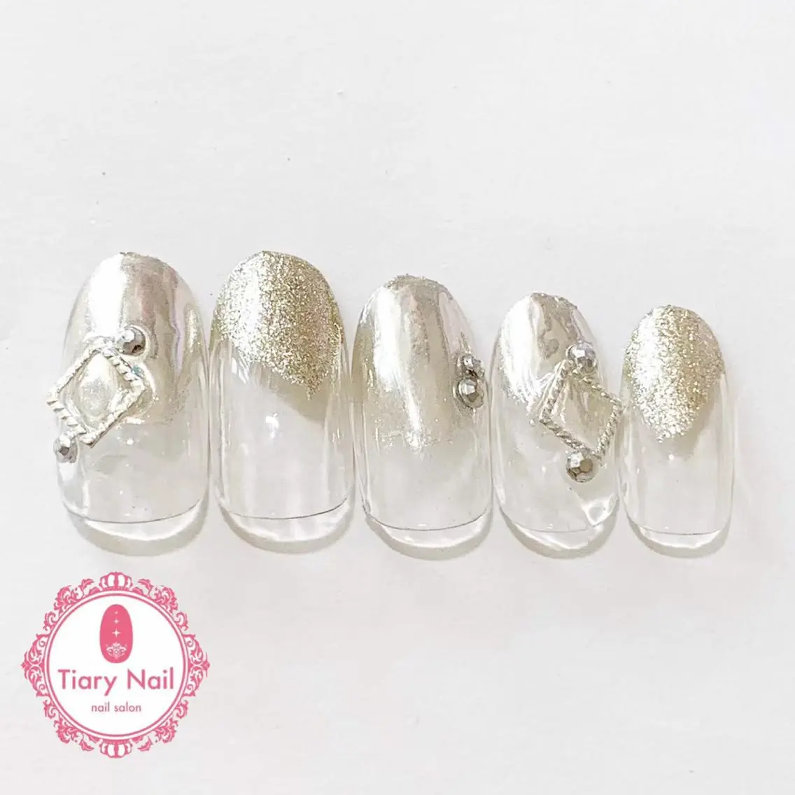 ネイル 桜ネイル 長さ出し オフィスネイル スカルプネイル シンプルネイル 💗🪽Tiary Nail🪽💗のネイルデザイン