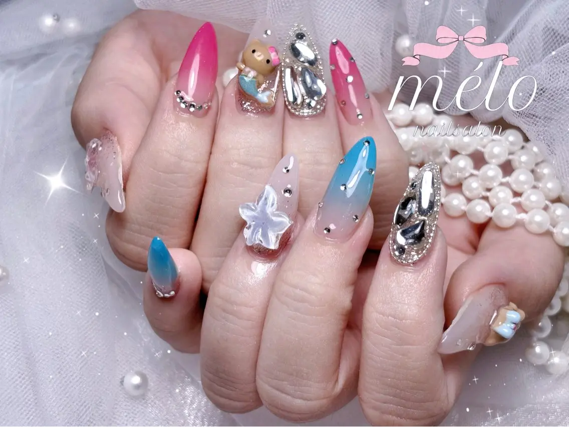 ネイル ハンドネイル Nailsalon mélo 🩷のネイルデザイン