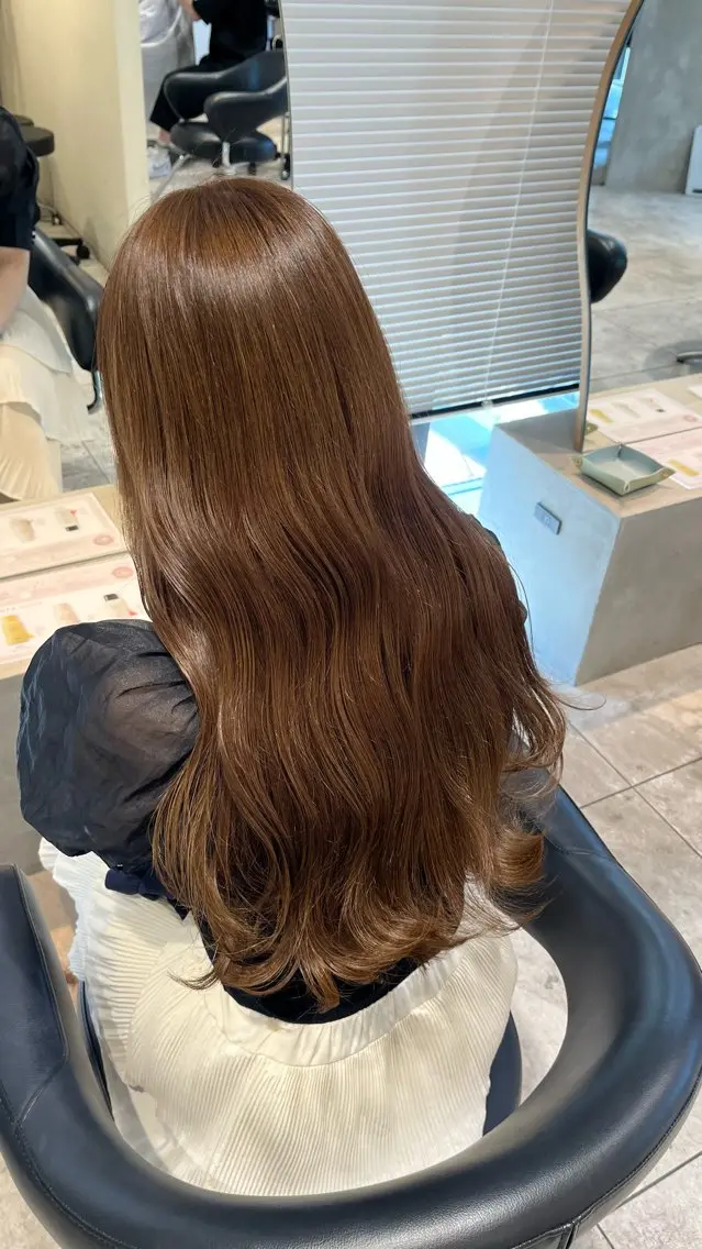 ロング カラー ヘアカラー 🫧美髪縮毛矯正🫧 Haruのヘアスタイル