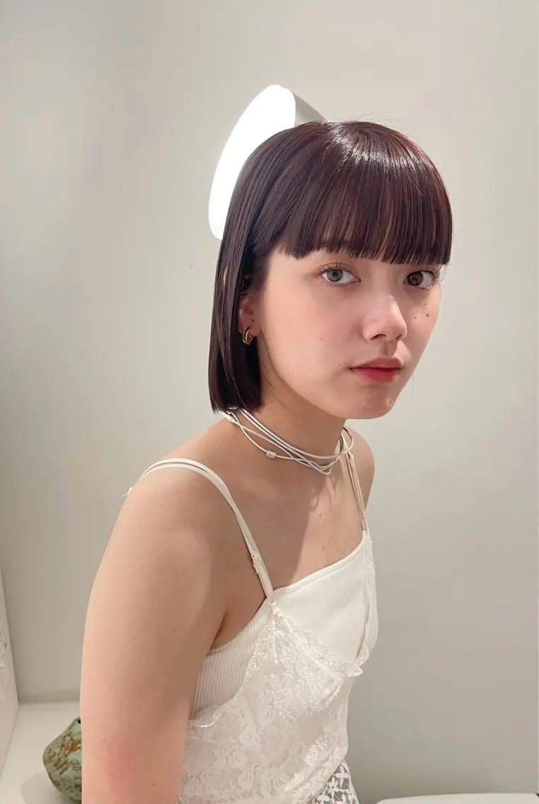 ミディアム Luca🟠 透明感カラーのヘアスタイル