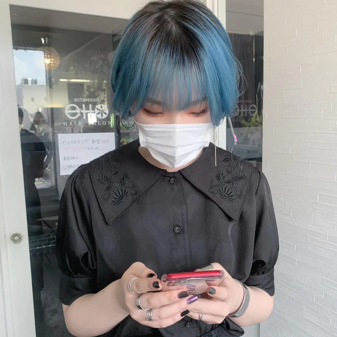 ショート カラー ヘアカラー 袴田 伊代のヘアスタイル
