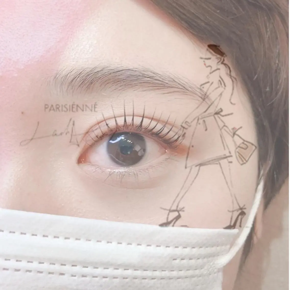 マツエク・マツパ パリジェンヌラッシュリフト Salon de ramuのマツエク・マツパデザイン