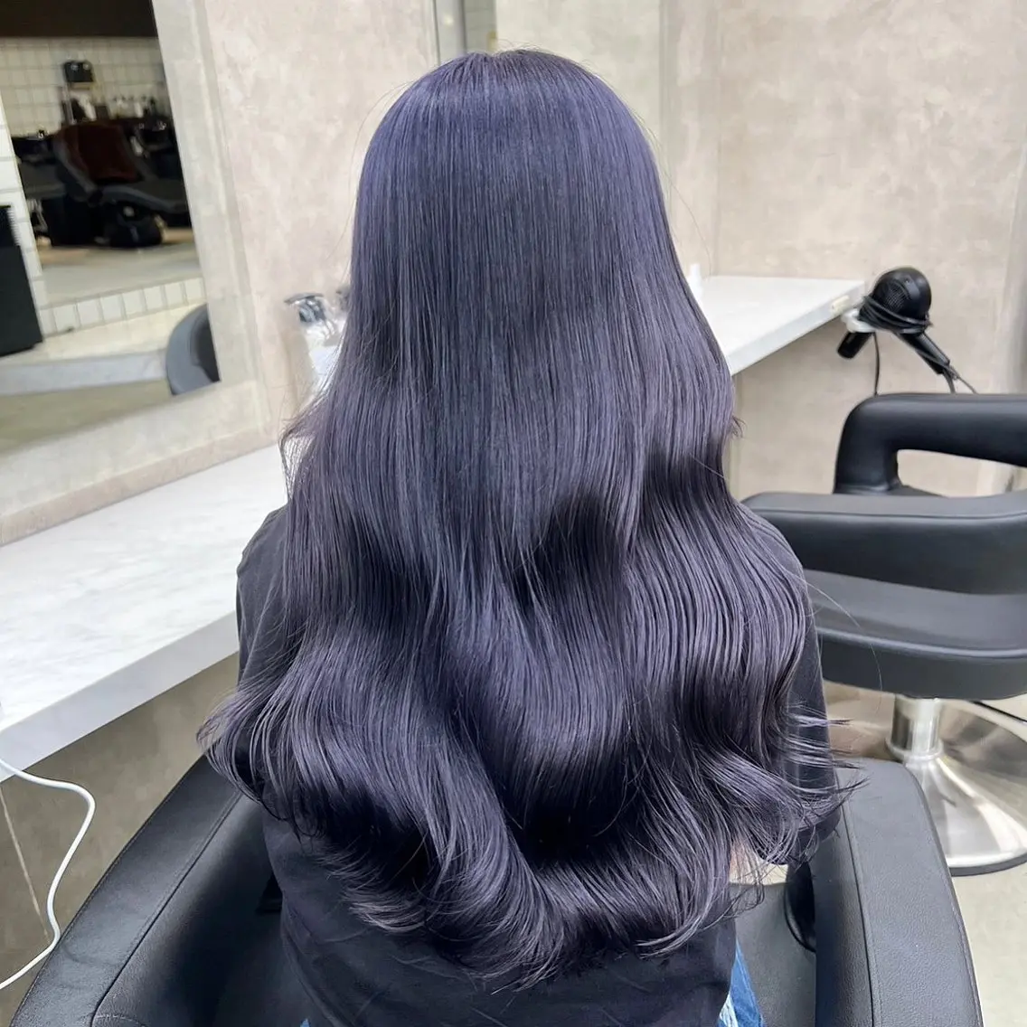 セミロング ヘアカラー トリートメント ヘッドスパ ヘアセット 寒色/ベージュヘア ブリーチありMiOのヘアスタイル