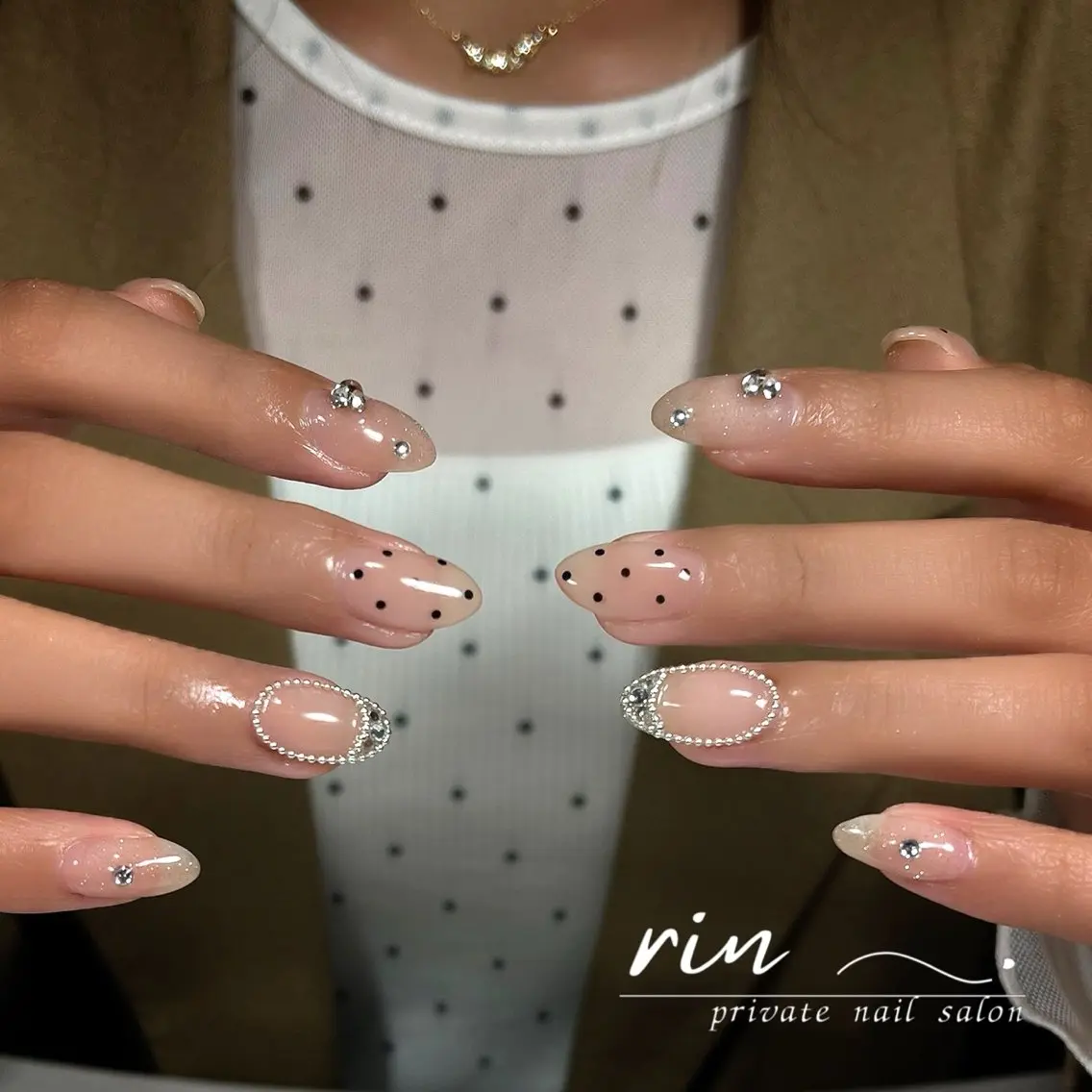 ネイル おそろいネイル private salon〜rin〜のネイルデザイン