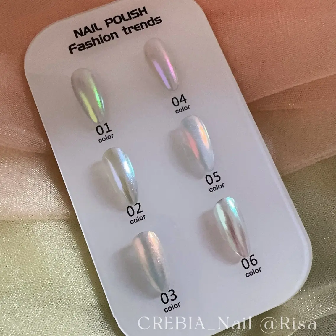 ネイル オーロラネイル マグネットネイル CREBIA Nailのネイルデザイン