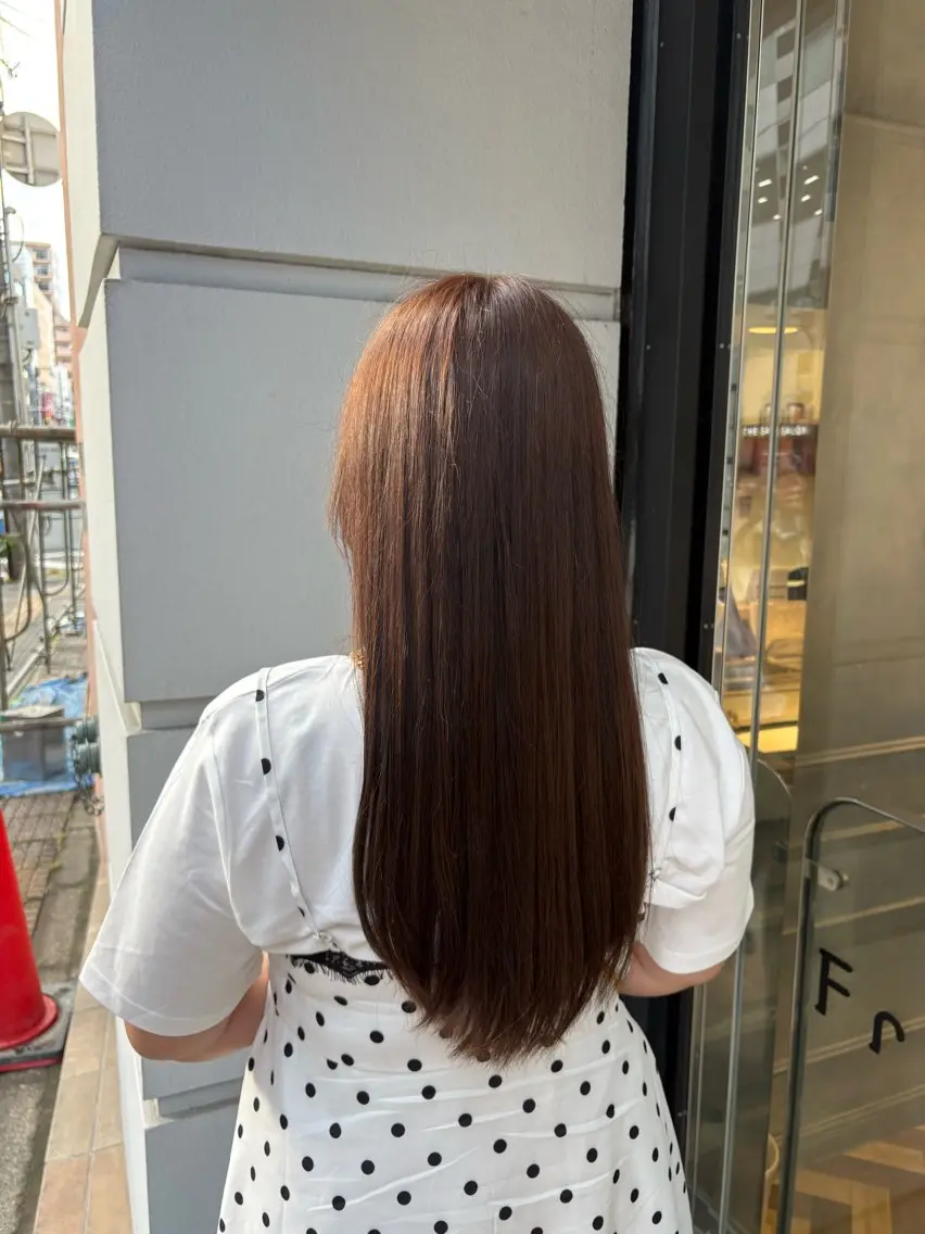 カラー ヘアカラー 新井 真央のヘアスタイル