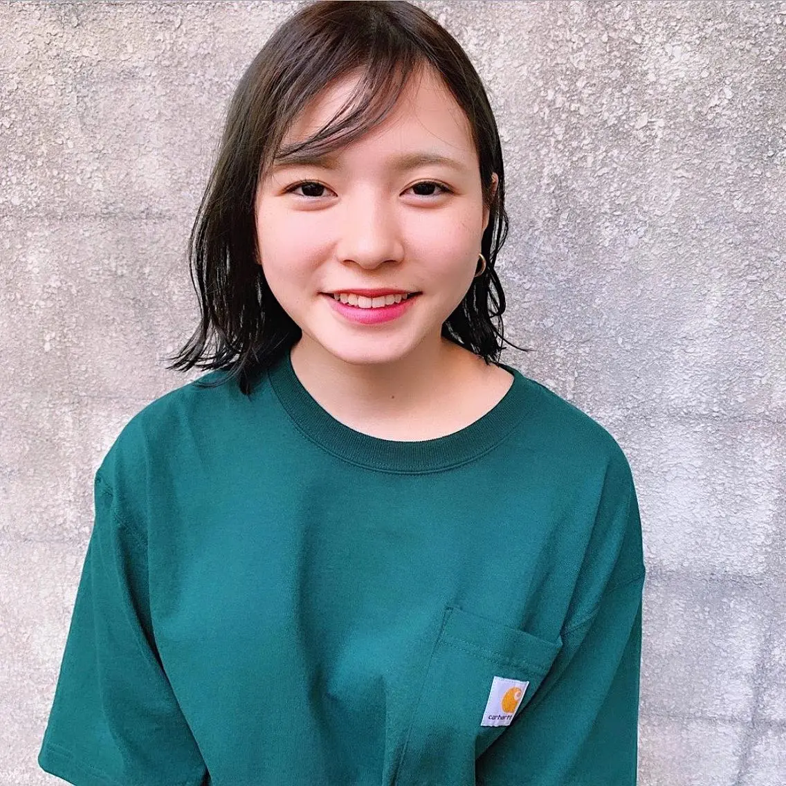 ミディアム カラー 中川 竜誠のヘアスタイル